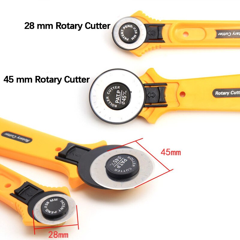 28/45mm Fabric Leather Cutter Leather Craft Sewing Accessories DIY Sewing Tools Circular Cut Rotary Cutter Blade Patchwork