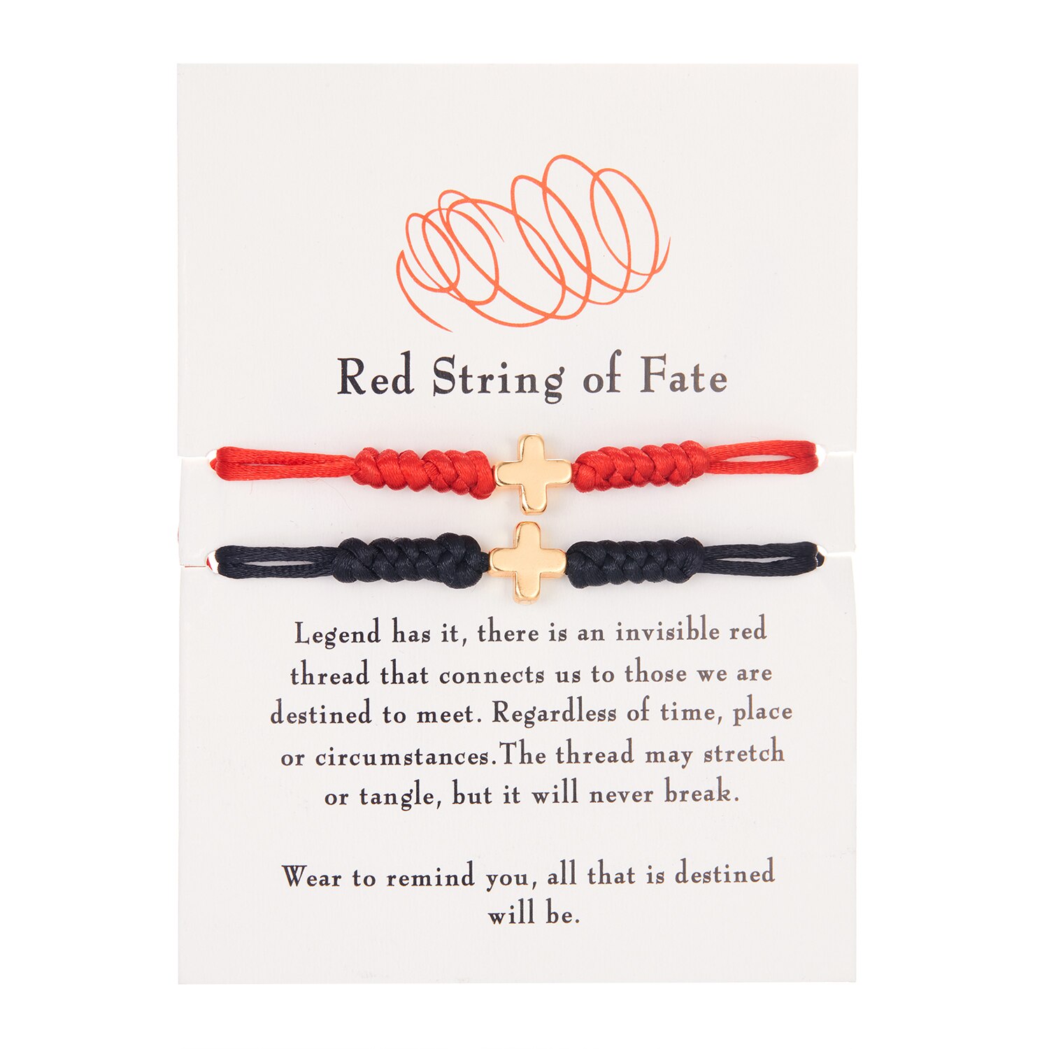 7 Knots Red String Bracelets for Protection Good Luck Amulet for Success Prosperity Handmade Rope Bracelets Lucky Charm Bangles: D-cross-2pcs