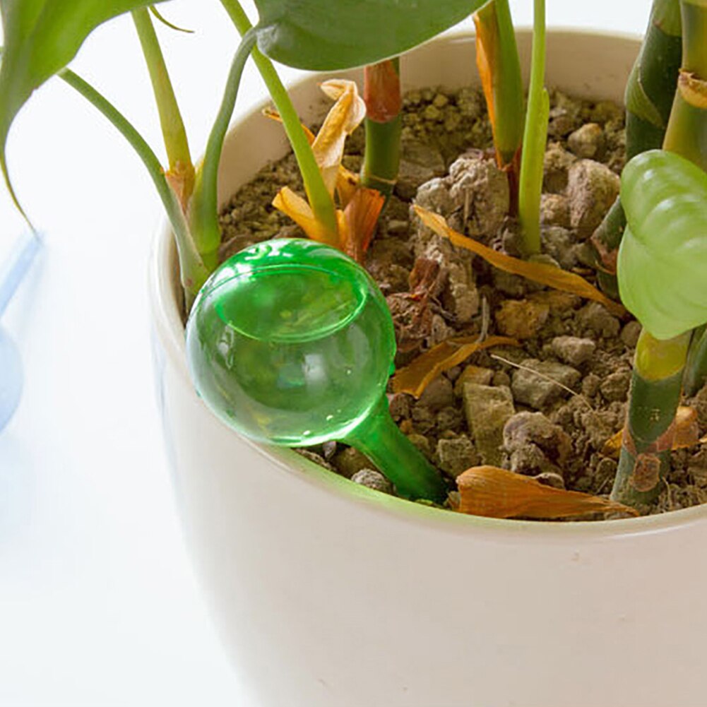 5040A Automatic Drip Irrigation Imitation Glass Ball Watering Device Spherical Flower Plant Pot Bonsai Water Dropper For Garden