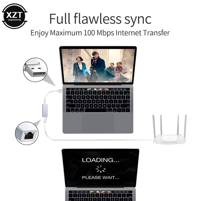 Usb Ethernet adattatore Scheda di Rete di Trasporto Del Usb Del autista Usb per RJ45 Milioni di Lan Adattatore Convertitore Cavo di Rete 100Mbps per Il Pc Mac