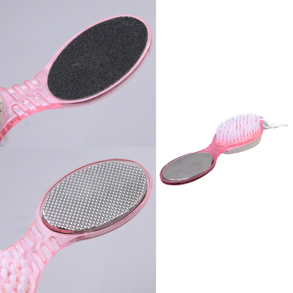 4 In 1 Frosting Voet Wrijven Board Grind Steen Peeling Voet Pedicure Voet Zool Schrapen Hak Eelt Geile Borstels Voet tool