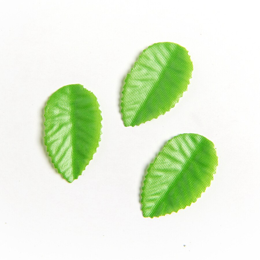 200 Uds rosas de seda hoja verde álbum de recortes de boda decoración del hogar Diy arreglo de flores hecho a mano accesorios plantas artificiales: LIGHT BLUE