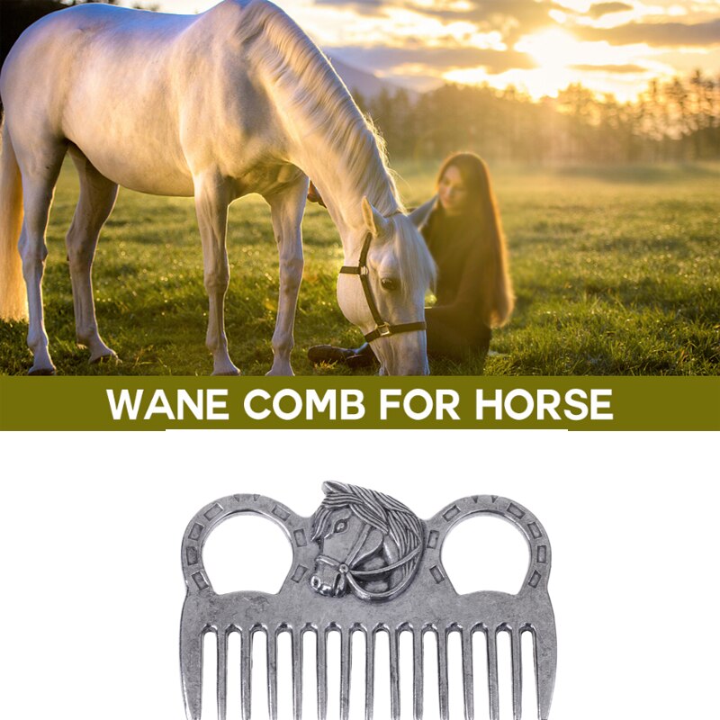 STC Metal Horse & Dog Grooming Curry Comb With Comfort Hand Strap