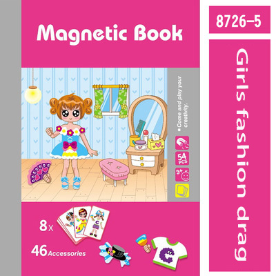 Montessori bildung kinder papier pädagogisches spielzeug baby frühe bildung magnetische puzzle spielzeug: 10