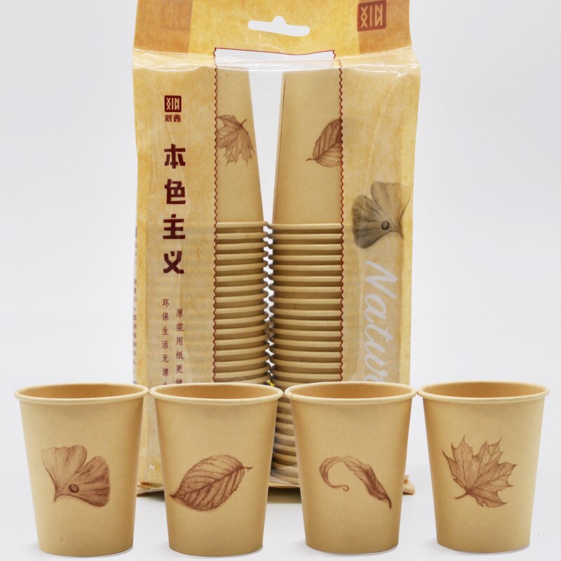 8 oz Milieuvriendelijk Afbreekbaar Papier Cup wegwerp koffie cup bamboevezel Papier Creatieve Kantoorbenodigdheden DEC564