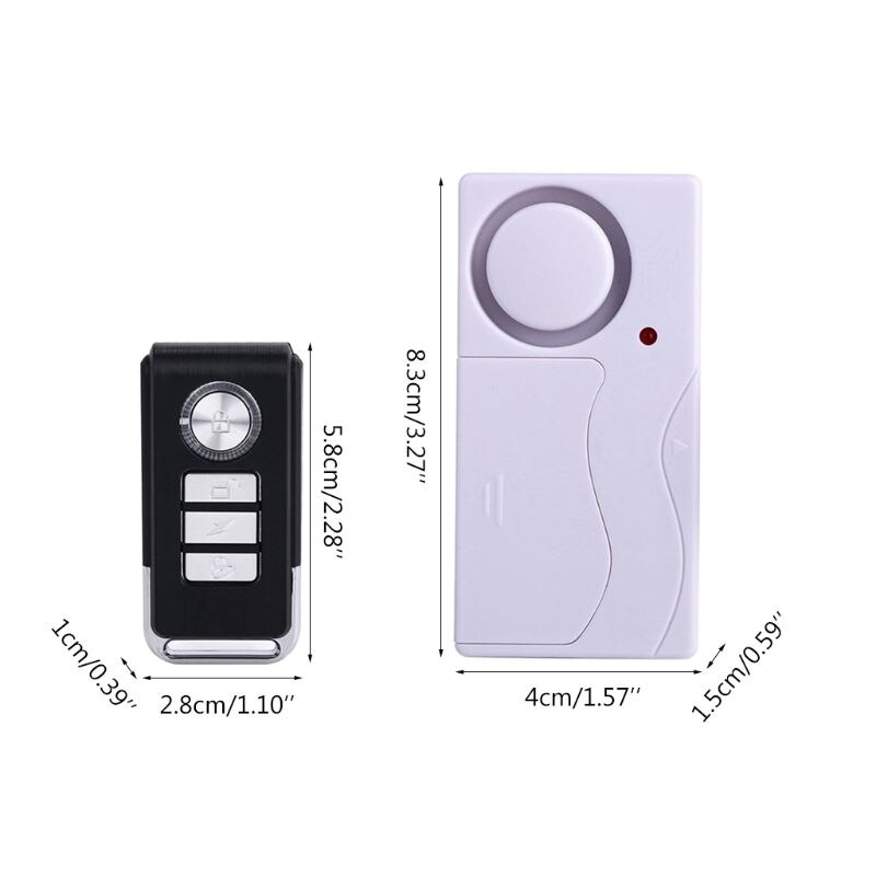 Wireless Door Alarm AntiTheft Burglar Alert Warning Alarm System Magnetic Sensor M3GD