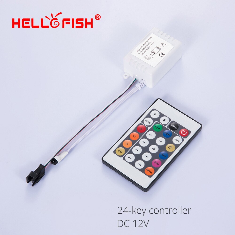 WS2811 WS2812B UCS1903 full Color pixel controller LED strip licht RF draadloze afstandsbediening IR DC USB controller