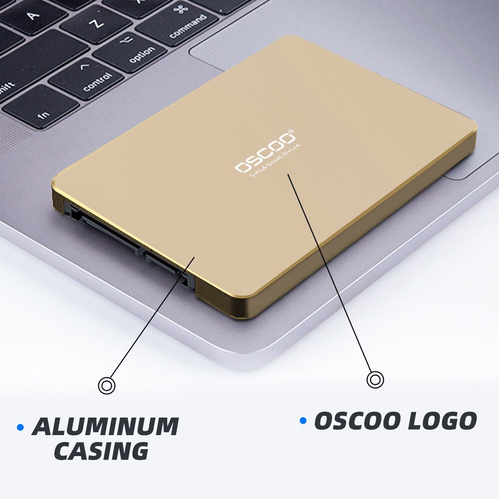 OSCOO SSD Festplatten 16GB 32GB 64GB 128GB 256GB 512GB Original 2D MLC Solid state Drive Festplatte Für Laptop Desktop