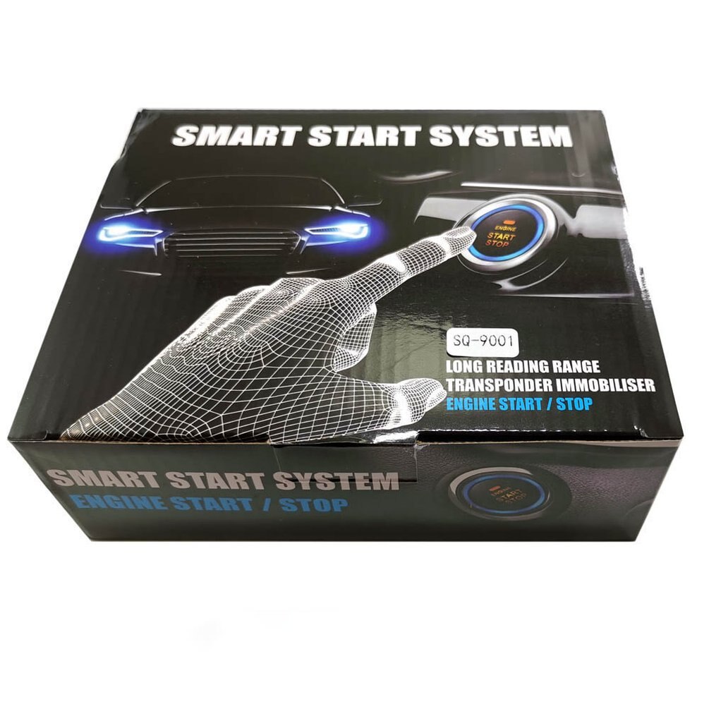 Car Engine Push Start Button Ignition Starter Keyless Engine Start Stop Push Button Start Stop Button Remote Engine Start 9001