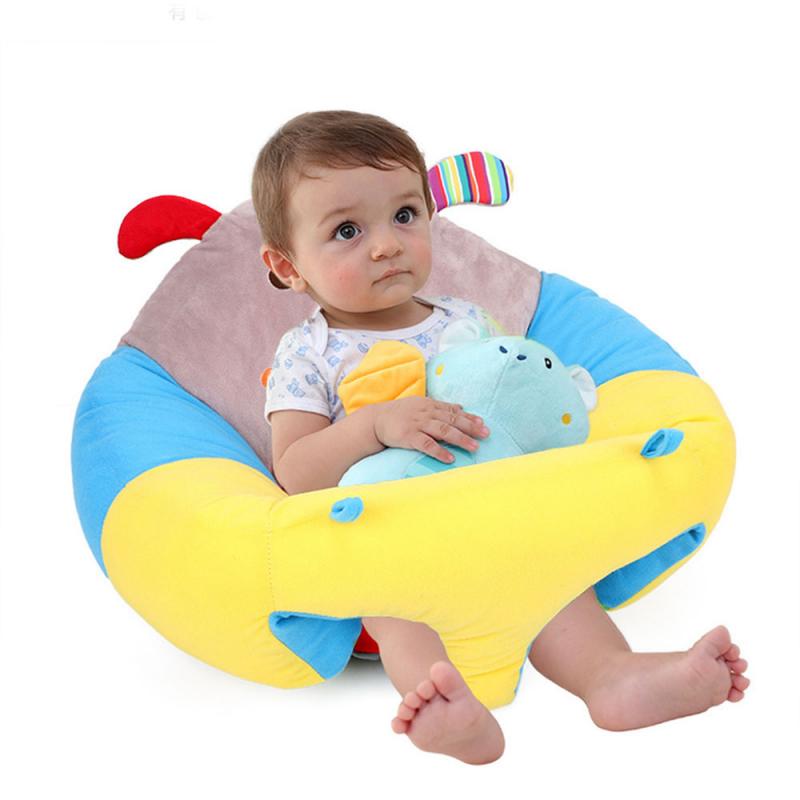 Creatieve Baby Sofa Leren Stoel Knuffel Kussen Ondersteuning Zetel Kussen Pads Protector Zitten Stoel Kinderen Cartoon Sofa