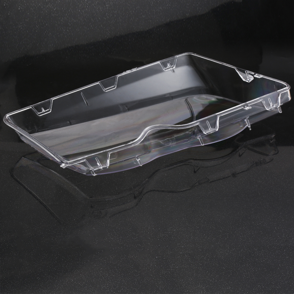 Cubierta de cristal para faros de coche, 2 piezas, transparente, 4 puertas, faro delantero izquierdo y derecho para automóvil, Cubiertas para lentes con estilo para BMW E46 98-01