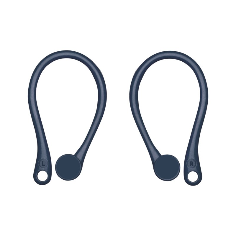 2 sztuk Mini Anti-fall zestaw słuchawkowy Bluetooth Earhooks uchwyt słuchawkowy dla Airpods 1/2 Earbuds zaczep na ucho dla Apple Air Pods 1 2: blue