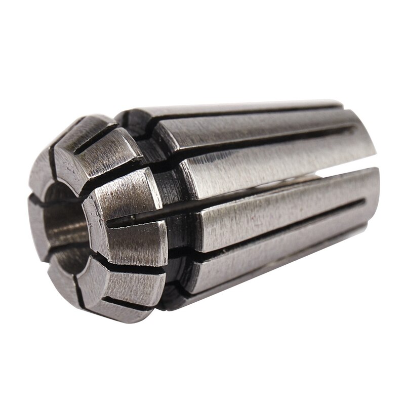 7Pcs 1-7mm ER11 Collet Chuck Tool Bits Holder Spring Collet with 8 Pcs Router Collet Set Chuck Heads Adapter