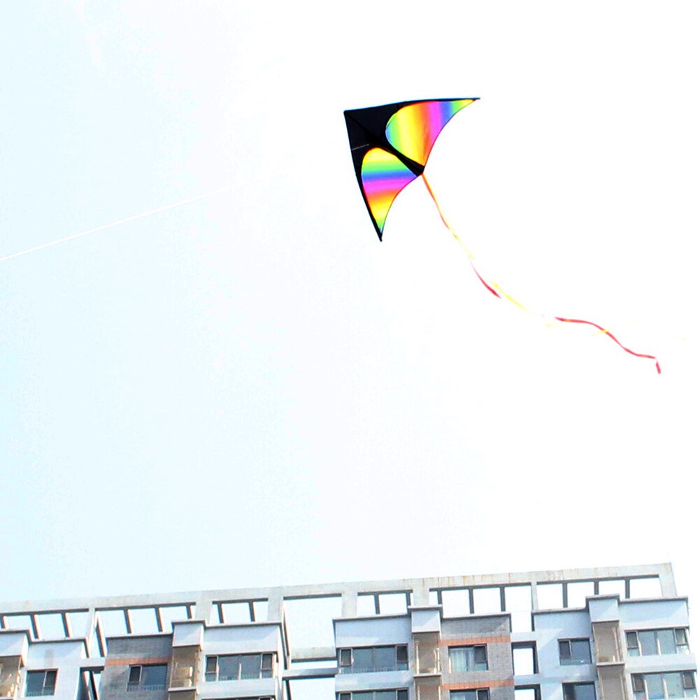 Cometa voladora de una línea con forma de flecha para niños juguete juego deportivo al aire libre con cuerda de 100m para cometas infantiles para adultos