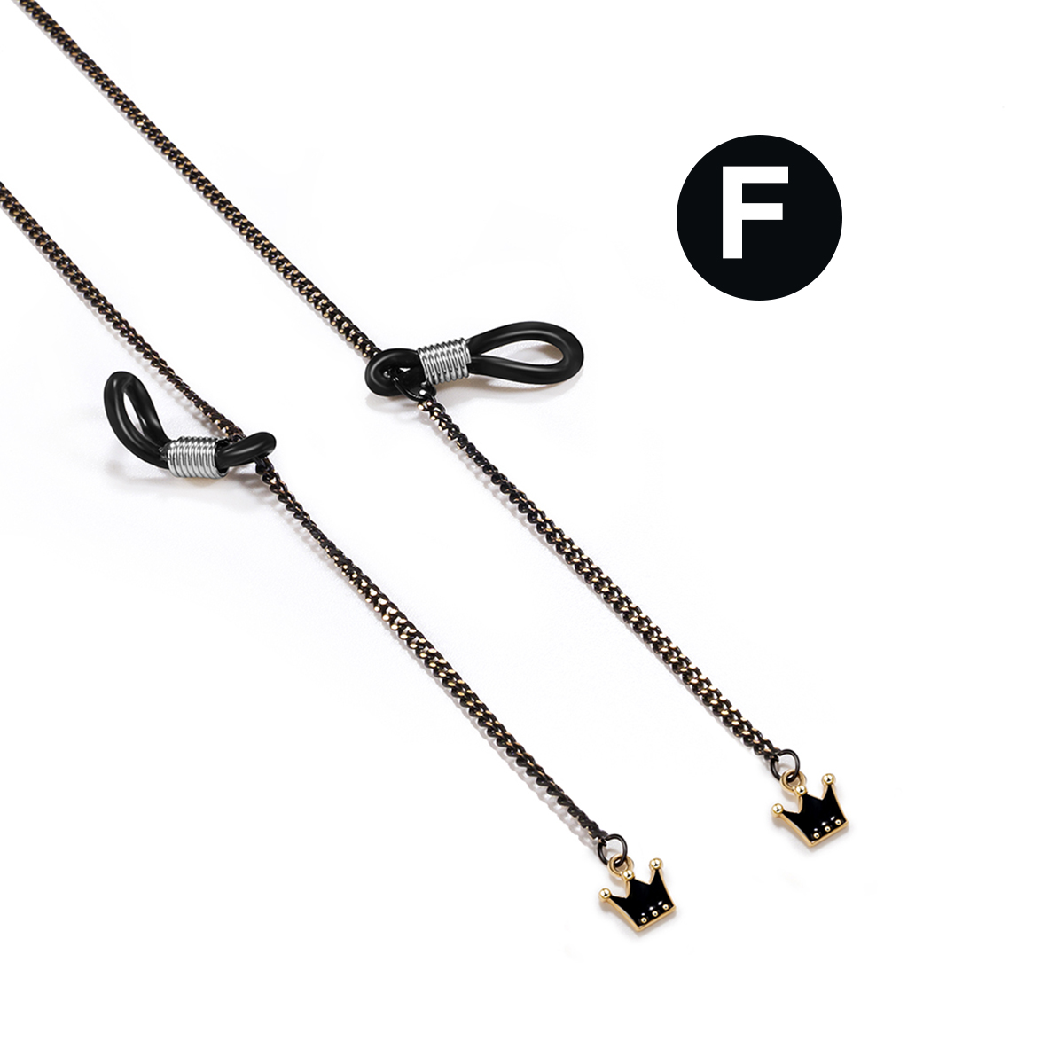 Zonnebrillen Lanyards Leesbrillen Slanke metalen koorden Brillenketting Brillenhouders optische frames touw: Sky Blue