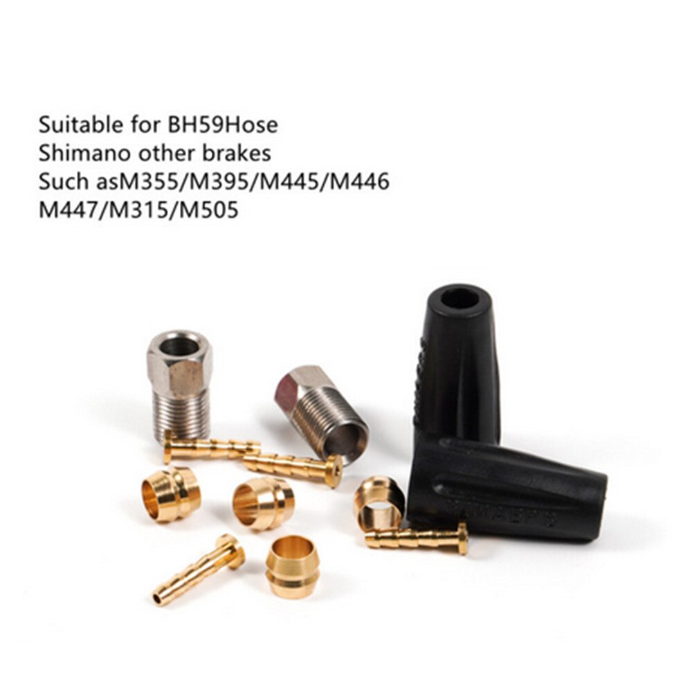 CHOOEE wioślarz hydrauliczny wąż hamulcowy MTB rurka hamulca 3M rowerowy płyn hamulcowy wąż hamulce rowerowe akcesoria: BH59 Inserts zestaw