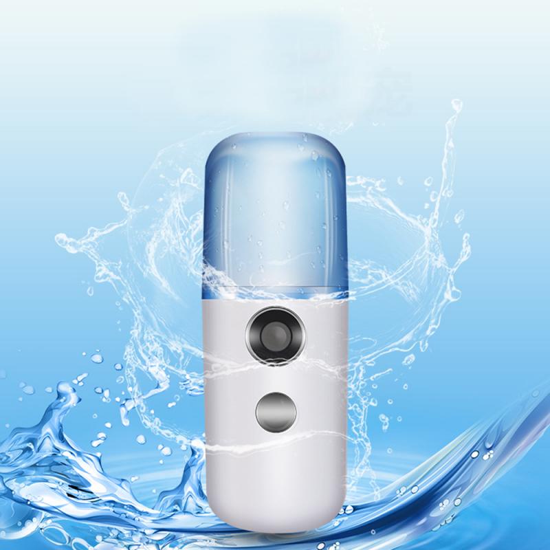 USB Nano Mist Sprayer Mini Facial Vaporizer Facial Steamer Portable Moisturizing Humidifier Aromatherapy Facial Spray Machines