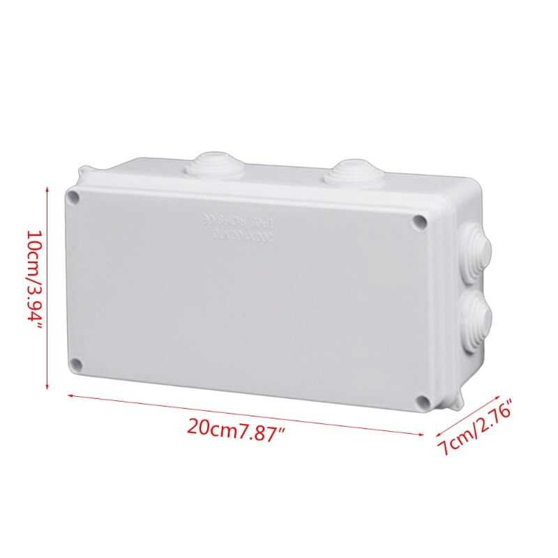 Outdoor Waterproof Dust-proof Cable Junction Box Outdoors Junctionbox 667A: D
