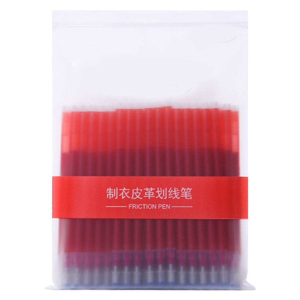 100 Pieces Pen Refills Heat Erasable Fabric Marking for Sew Quilting Dressmaking Garment Cutting Stainless Steel H-best: Rose Red