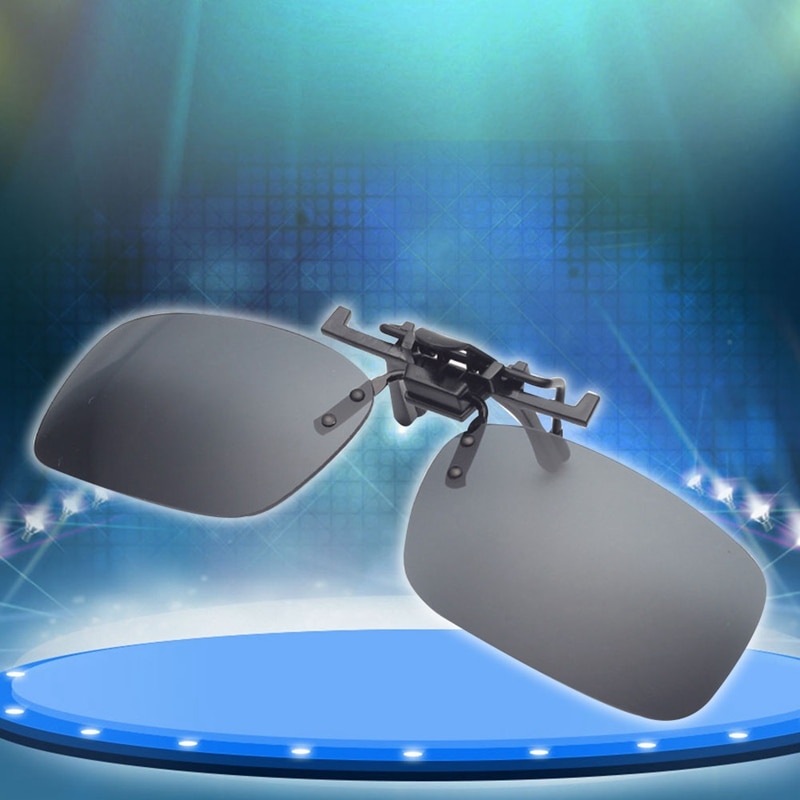 Auto Fahren Nachtsicht Objektiv Sonnenbrille Clip Anti-UVA UVB Fahrer Brille Auto Styling Zubehör