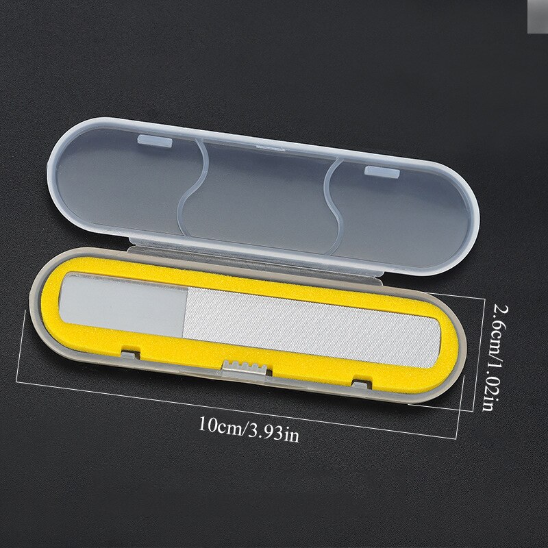 Glas Nagel Putzer Kristall Nagel Puffer Glanz Polierer Für Nagel Glas Nagel Dateien Natürliche FingernäGel ZehennäGel Polieren Schleifen