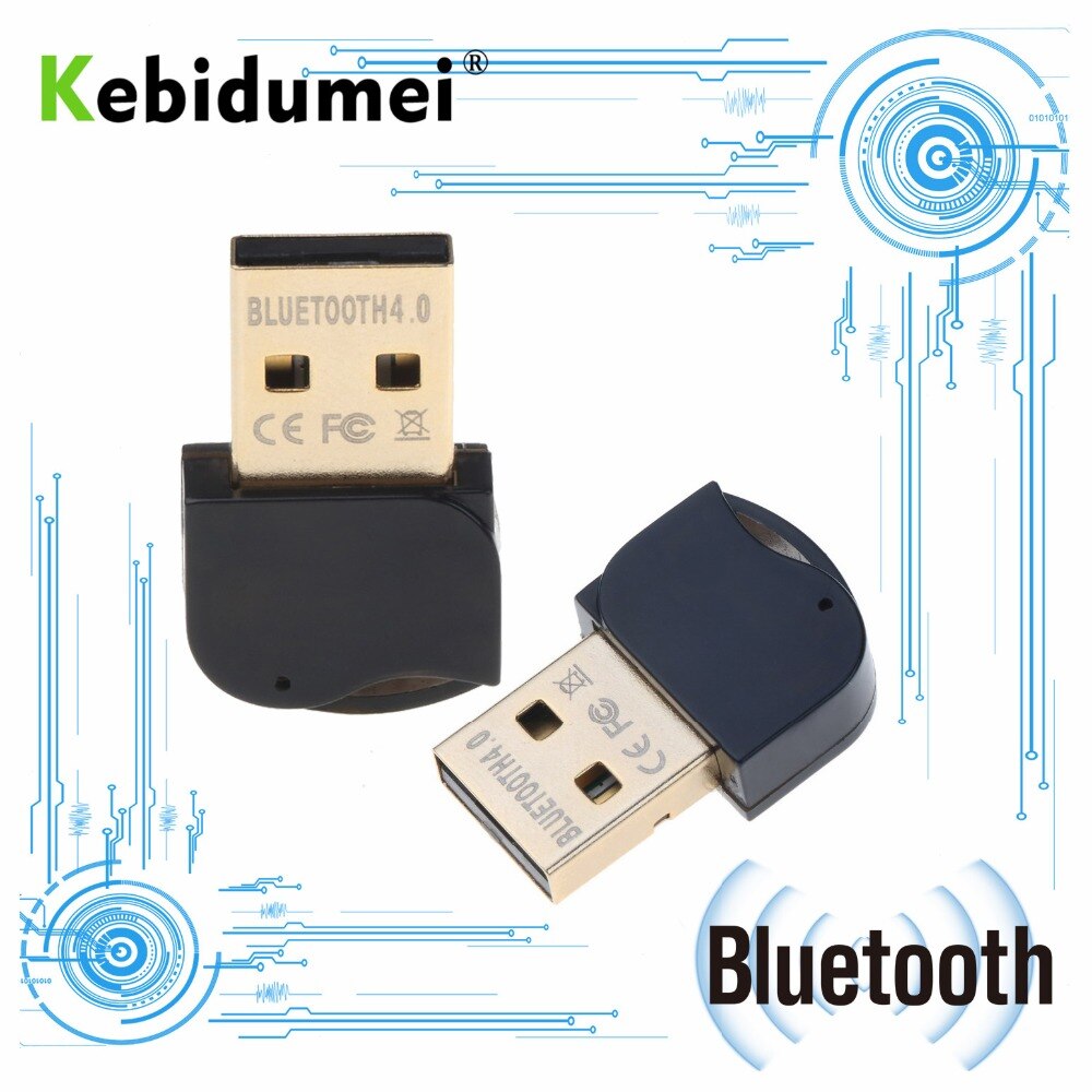 Kebidumei Free driver USB Adapter Bluetooth 4.0 Adapter USB Dongle for Computer Wireless Headset Bluetooth Speaker Bluetooth4.0