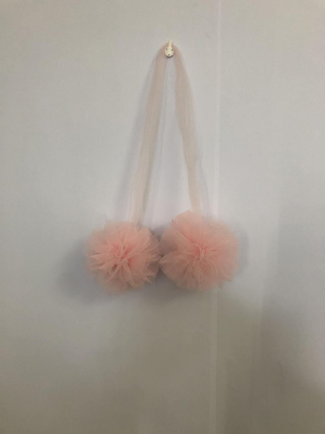 Baby Klamboe Accessoires Opknoping Bal Prinses Kids Slaapkamer Kinderen Bed Tent Baby Girl Room Decor Crib Netting Bal: Light Pink - D11cm
