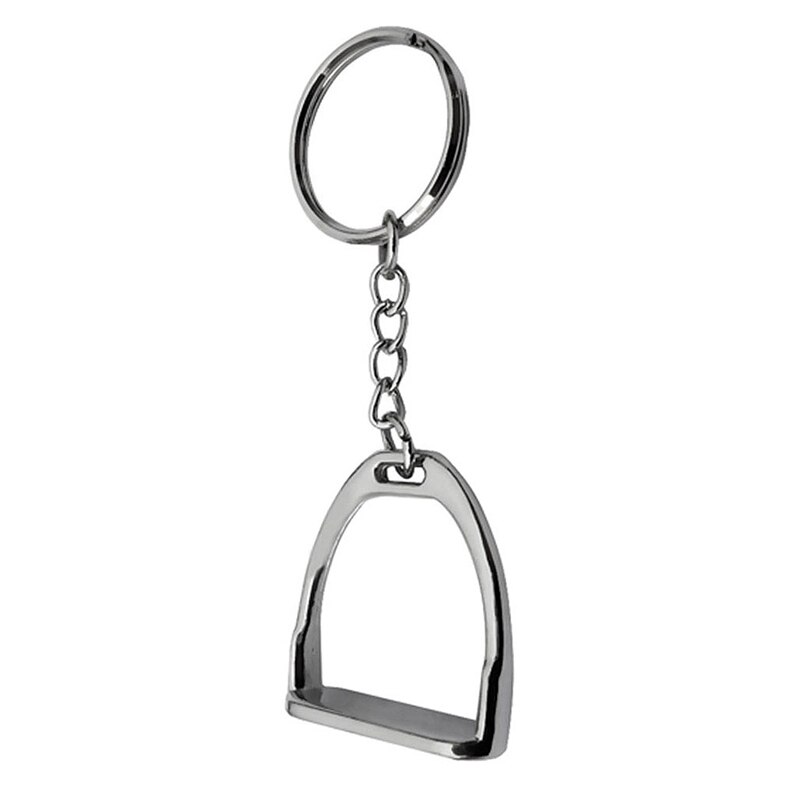 LLavero de estribo occidental para hombre y mujer, Simple y , herramienta de colgador de llaves, bolso de decoración, caballo equino ecuestre, 1 Uds.
