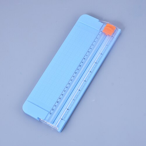 Mini paper cutter Popular A5 Precision Paper Photo Trimmers Cutter Scrapbook Trimmer Lightweight Cutting Mat Machine: Sky Blue