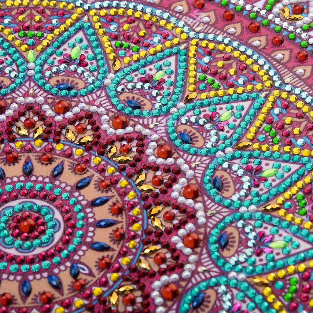 Mandala Flower Special Shape Diamond Painting Modern Pattern Diy 5d Part Drill Cross Stitch Kit Crystal Art Home Decoration #T1P