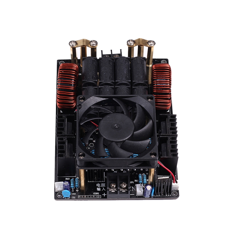 Calentador de inducción ZVS DC 12-40V 50A 1KW, generador de alta tensión, baja frecuencia, 1000W, tablero para metales fundidos