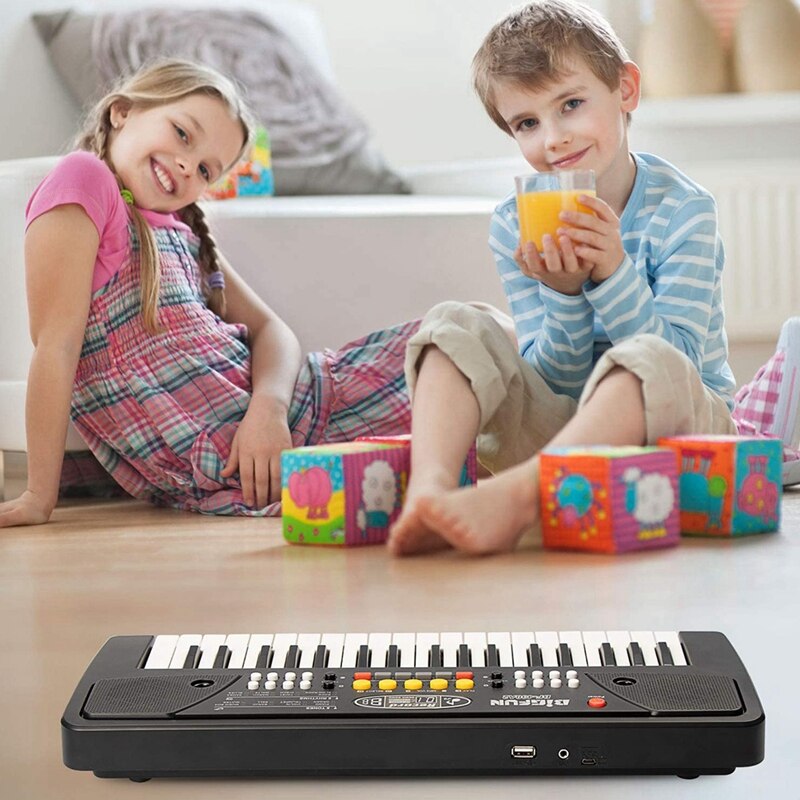 Bigfun Kids Keyboard Piano, 37 Keys Piano Keyboard for Kids Musical Instrument Toys for over 3 Year Old Children