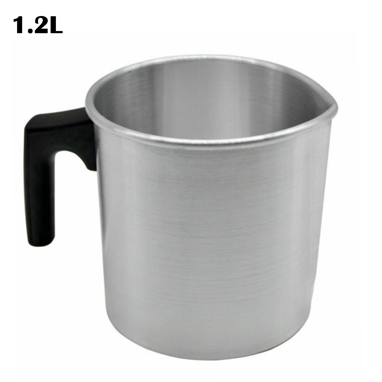Jarra de fusión de cera de acero inoxidable, jarra para derretir jabón y velas, jarra para espuma de leche, DIY, 1,2/3L: 1.2L