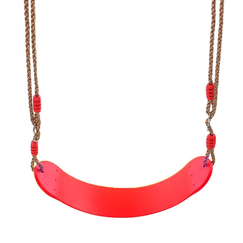Huśtawka linowa z liną i pierścieniami montażowymi dzieci dziecko dzieci maluch plastikowe huśtawki zewnętrzne huśtawki wewnętrzne zestaw akcesoriów: I