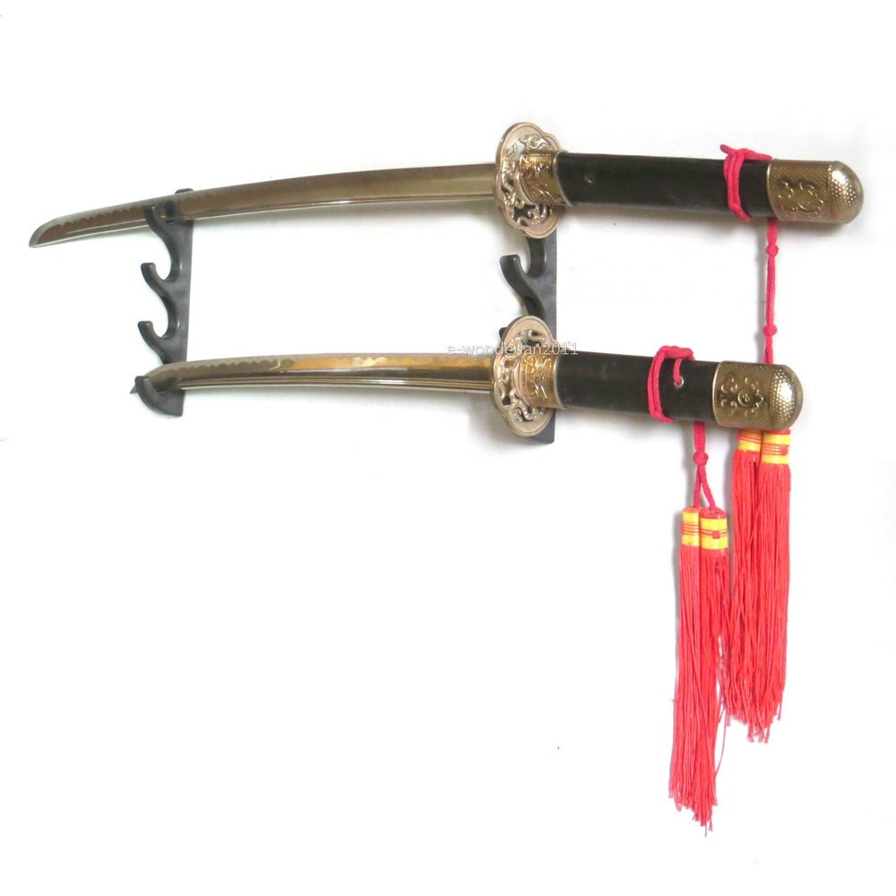 4 Ebene Zauberstab Montieren Samurai Schwert Katana Anzeige Halfter Stehen Aufhänger Halterung Gestell