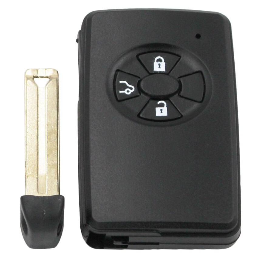 Replacement Shell 2/3/4 Button Smart Remote Key Fob for Toyota RAV4 Vitz Ractis Car Key Blank Case