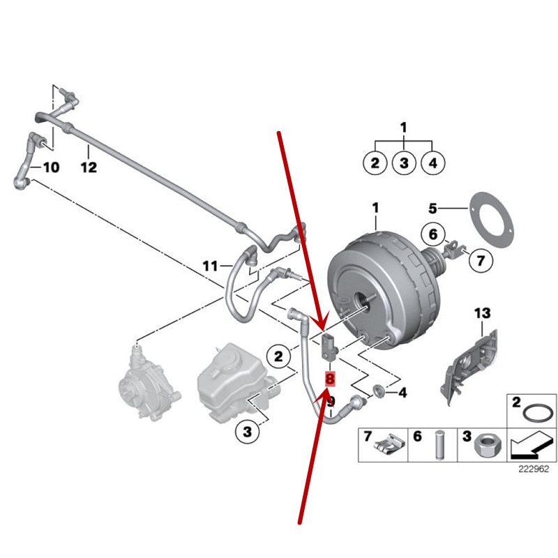 Car Brake vigorous drum pressure sensor -b wm2014 E87 118D E92 320D E81 118D E88 X1 E84 Z4 E89 Brake controller