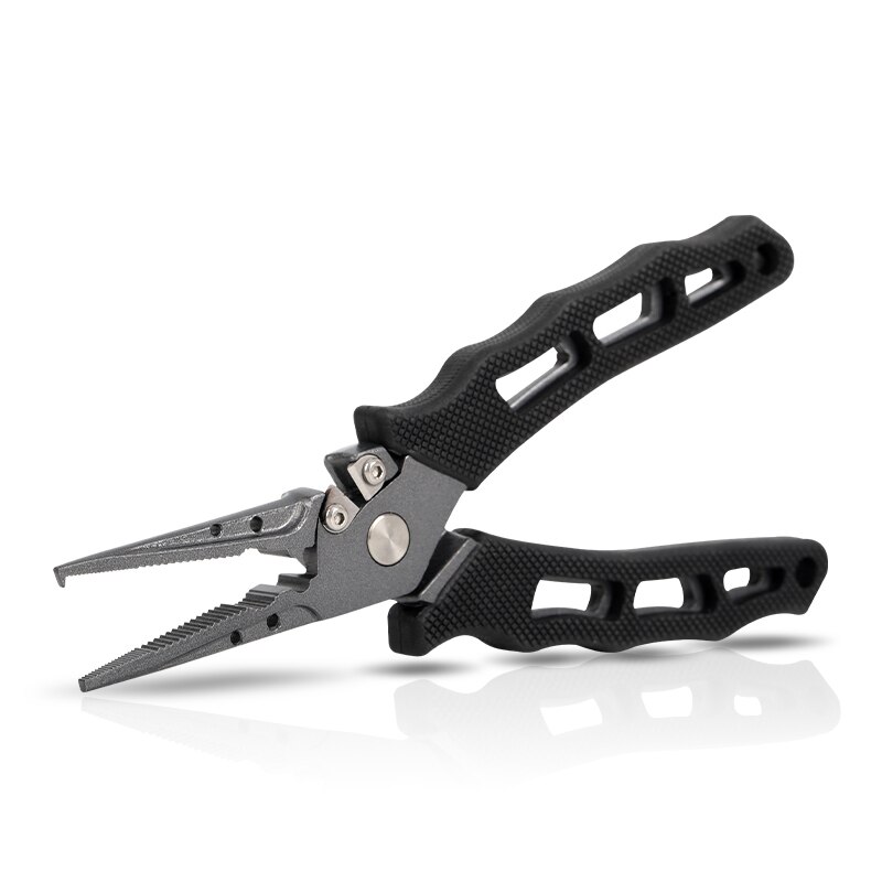 Fishing Pliers - 20cm - Stainless Steel - Split Ring Cutter Hook Remover Tackle Tool