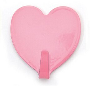 Porte-serviettes adhésif porte-clé mural | 1 pièce, sac en métal, crochets de porte-serviettes, porte-Robe accrochable mural, crochets de rangement pour cuisine, salle de bain: Pink