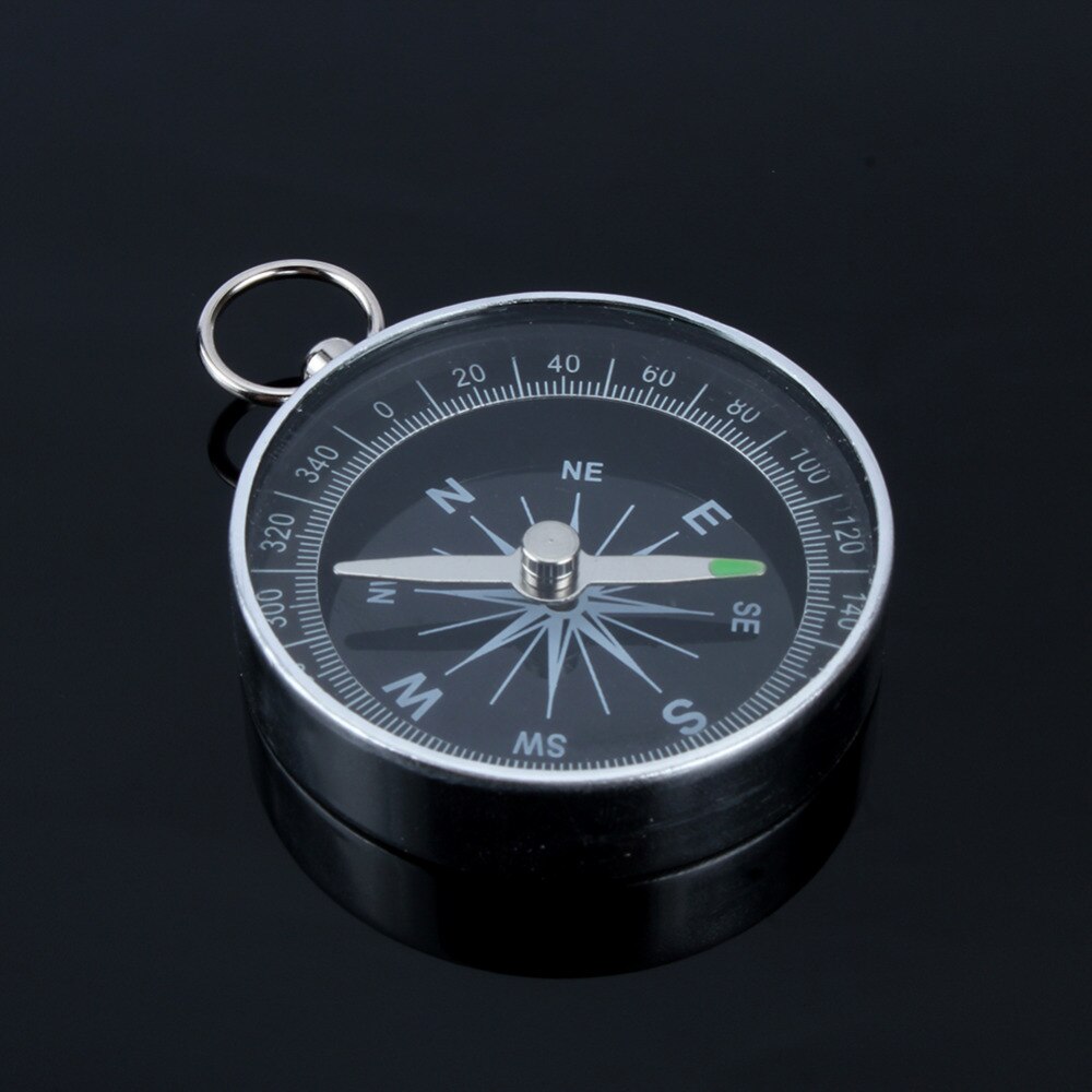 Pocket Mini Camping Hiking Compass Lightweight Aluminum Outdoor Travel Compass Navigation Outdoor Survival Tool