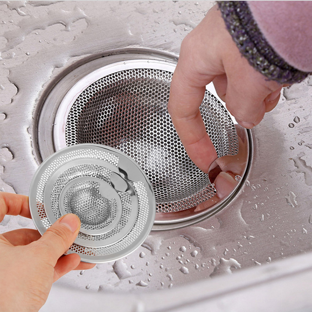 3 größe Neue Gittergewebe Falle Badewanne Dusche Abfall Stopper Küche Edelstahl Waschbecken Sieb Ablauf See Filter Entwässerung für Küche