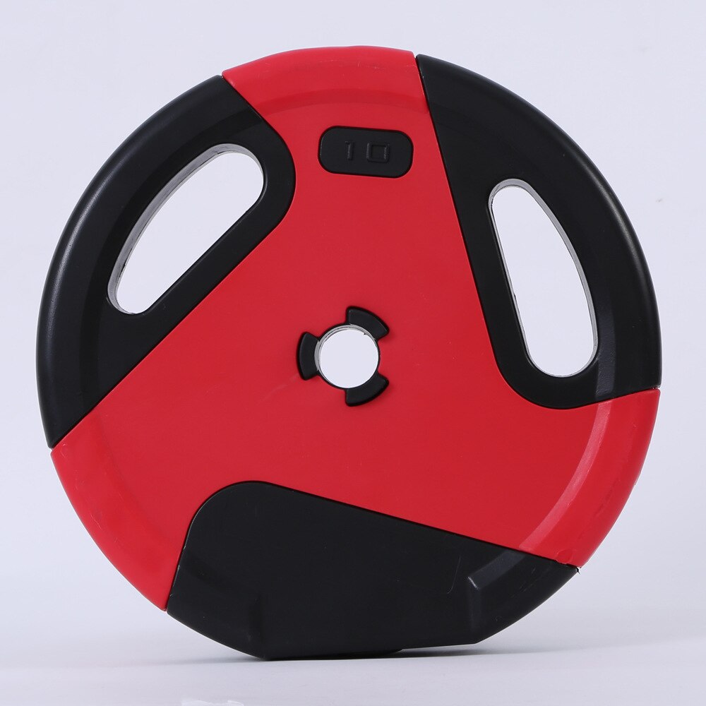 Gym Two-Color Barbell Plate Gym Environmental Protection Barbell Plate Dumbbell Piece Fitness Equipment