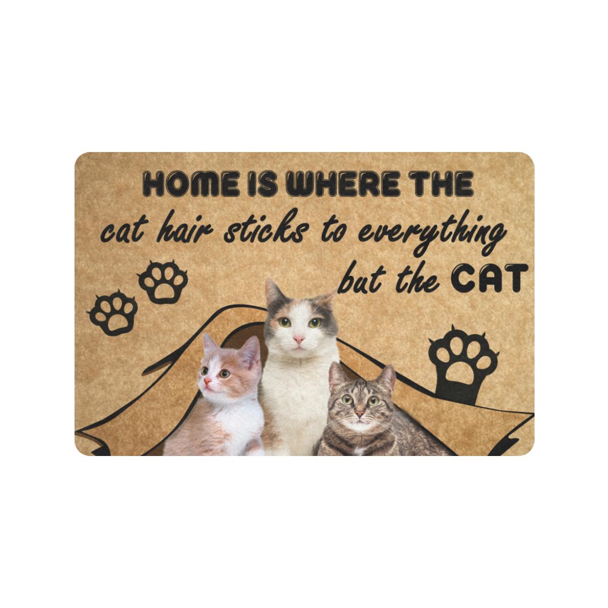 CLOOCL The Humans Just Live Here Wius Siberian Husky Doormat Decor Non-Slip Doormat Absorbent Carpet Bedroom Porch Welcome Mat: Doormat 14