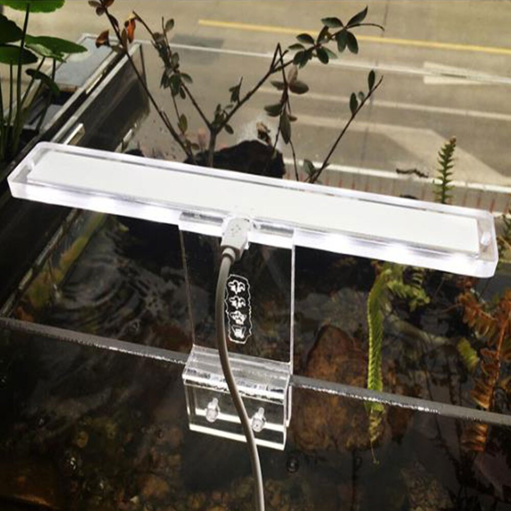 3-8MM Thickness Touch Screen Fish Tank Aquarium Lighting Lamp Clip On Lamp LED Aquarium Bracket Lamp Aquatic Plant Lamp