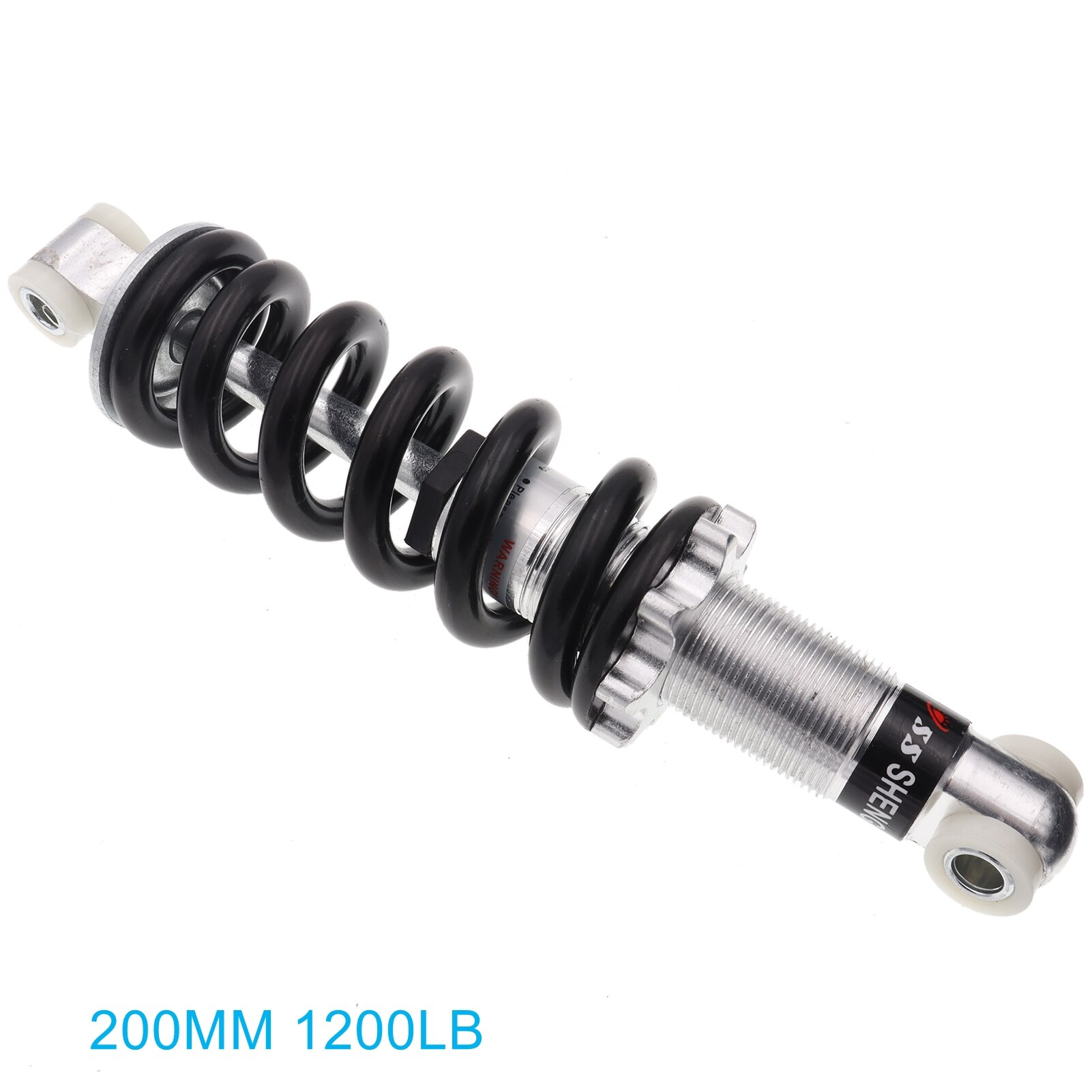 100mm/125mm/150mm/160mm/170mm/180mm/190mm/200mm Hinten Suspension Stoßdämpfer für 47cc 49CC Mini Elektrische Rolle Tasche Fahrrad: 200MM 1200LB