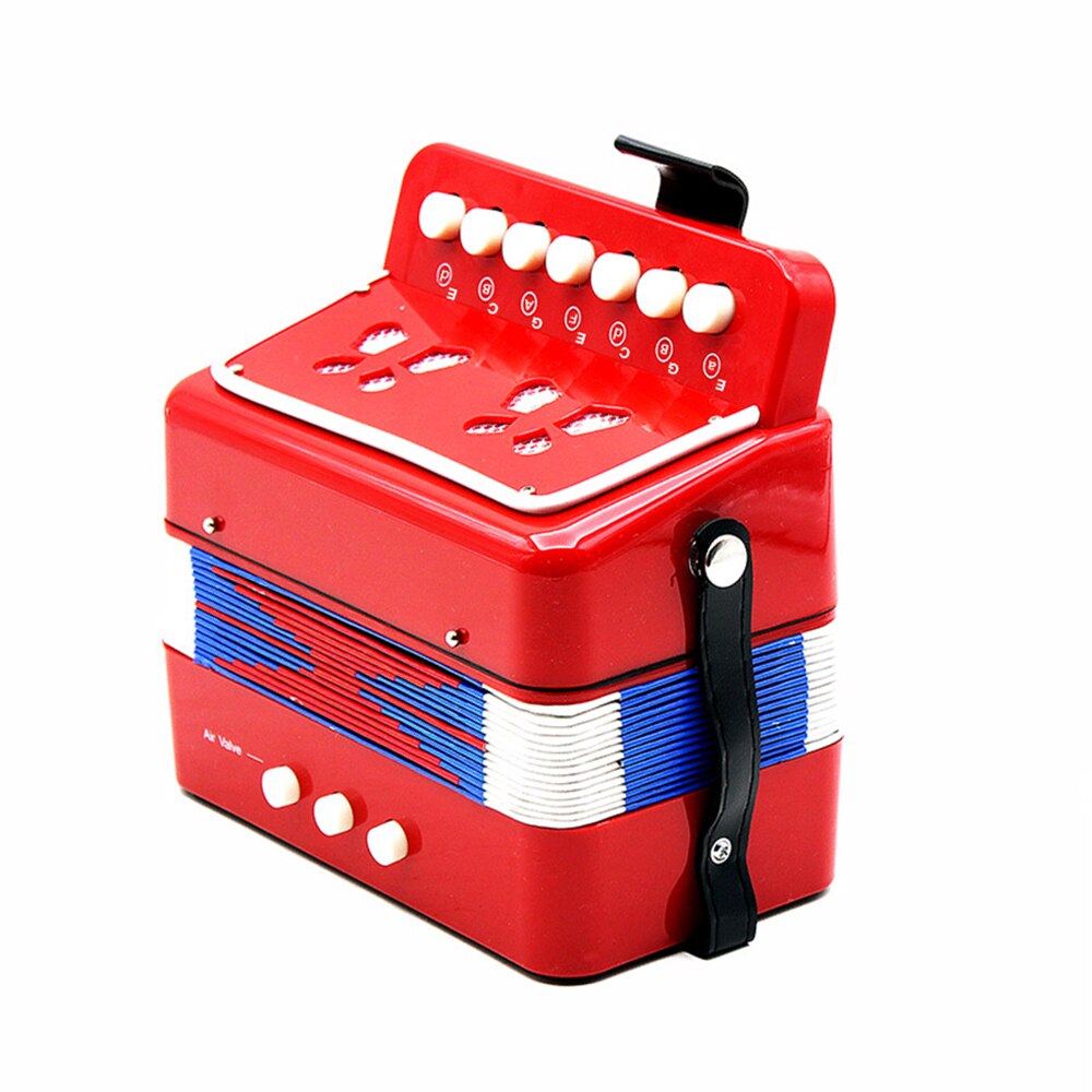 Enfants enfants 7 touches 2 basse Mini petit accordéon éducatif Instrument de musique rythme bande jouet