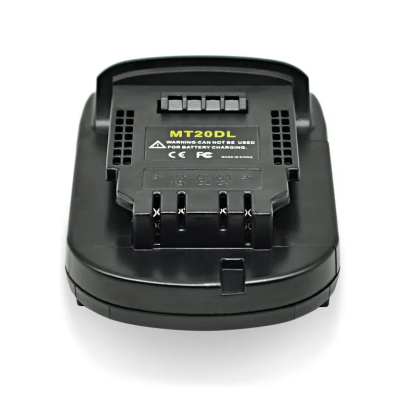 Batterijadapter MT20DL Converter voor Makita 18V Li-ion batterij naar Dewalt 18V/20V Li-ion batterijadapter