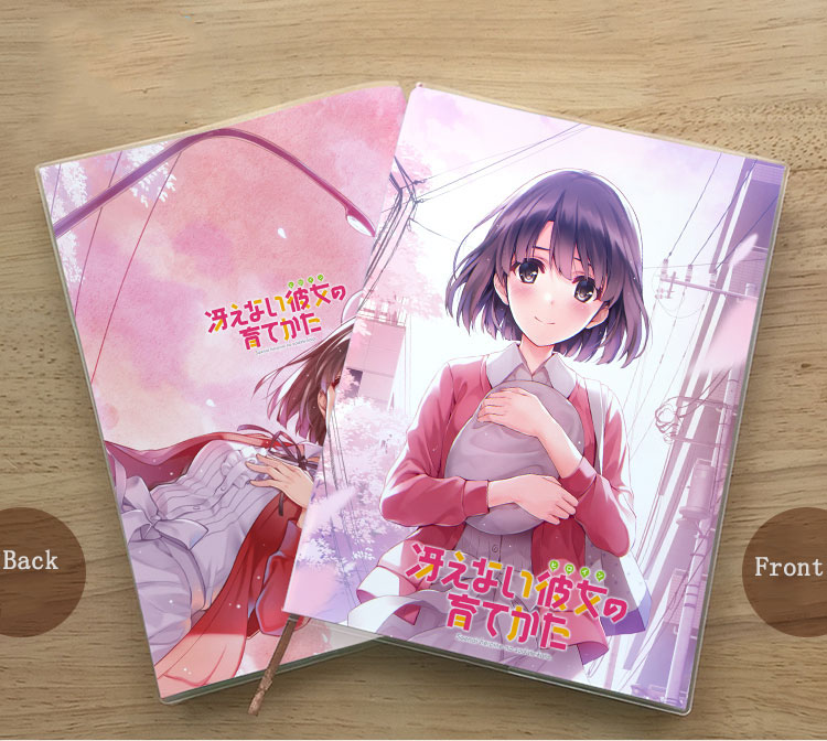 Anime saenai heroine keine sodate-kata notebook Student Memorial Tagebuch Geburtstag Notizblock: U