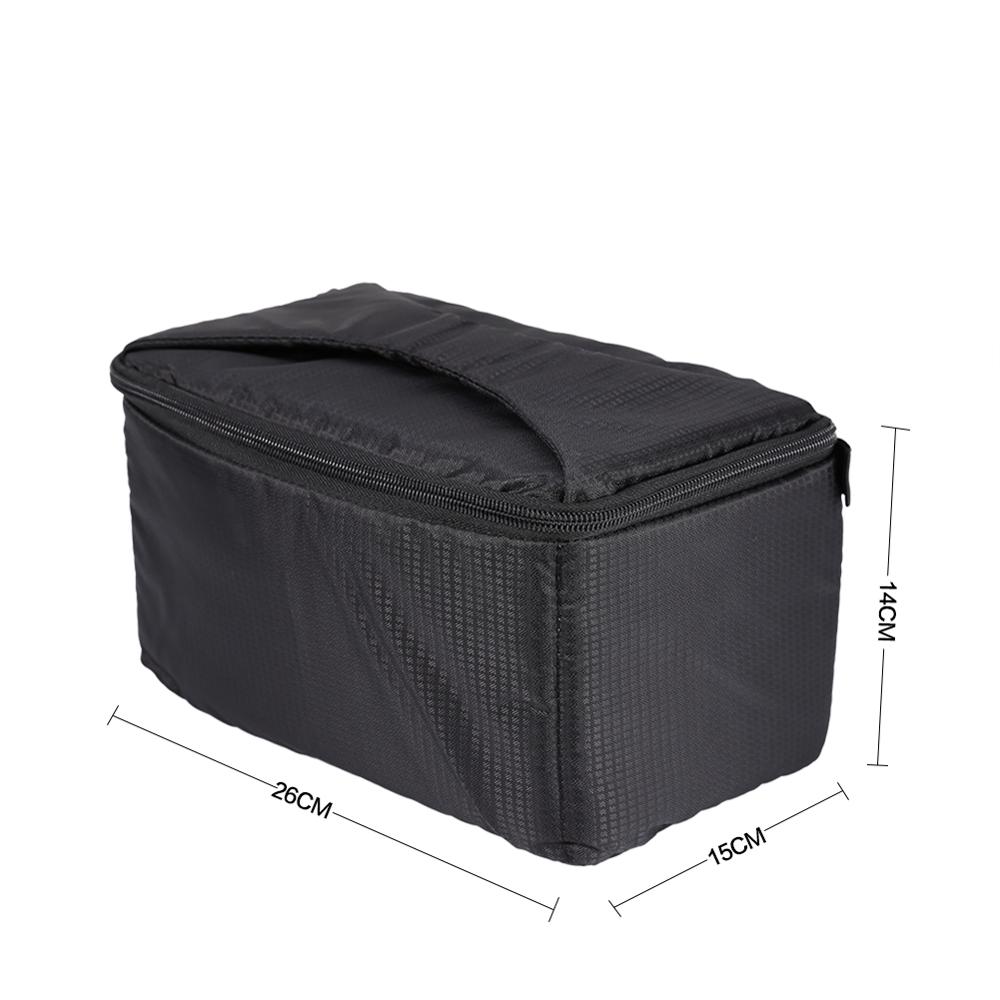 Black DSLR Partition Padded Camera Bag Insert Case Divider Waterproof built-in Insert Camera Bag