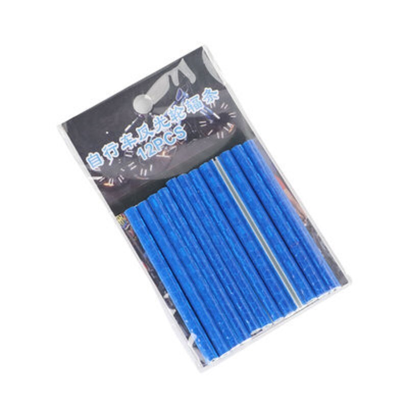 12 Pcs/set Bike Wheel Light Bicycle Reflector DIY Wheel Spoke Protector Covers MTB Bicycle Decoration Bicycle Accessories